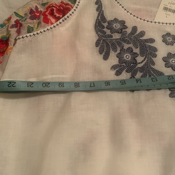 J. Jill white linen tank top - Picture 10 of 10